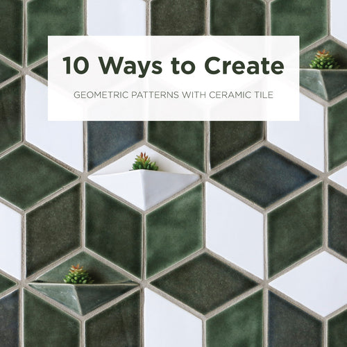 10 Ways to Create Geometric Patterns with Ceramic Tile