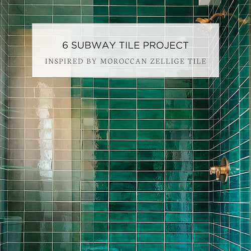 6 Subway Tile Projects Inspired by Moroccan Zellige Tile