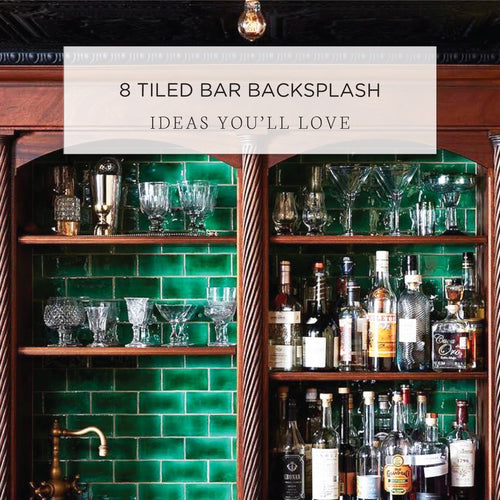 8 Tiled Bar Backsplash Ideas You'll Love