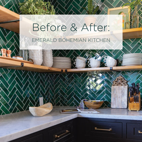 Before & After Bluegrass Bohemian Kitchen