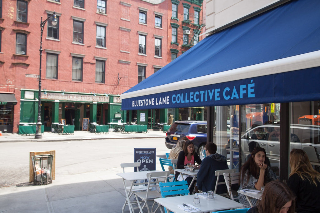 Bluestone Lane Cafe: Delicious coffee, food and tile design