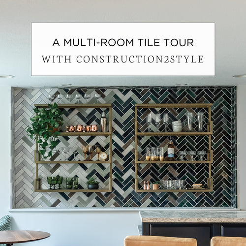 A Multi-Room Tile Tour with Construction2Style