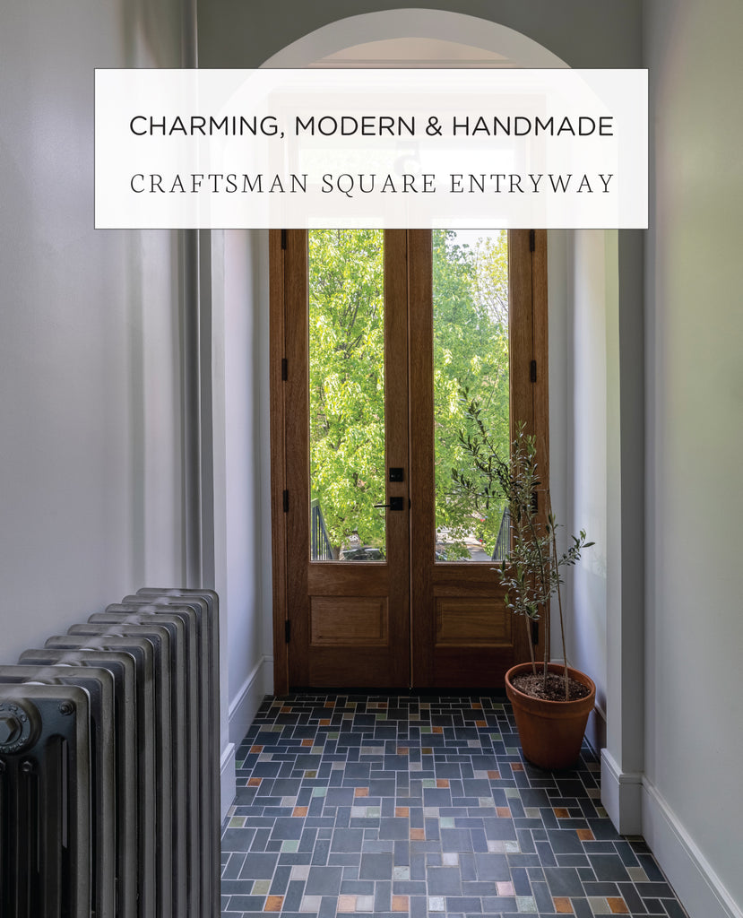 Charming, Modern & Handmade Craftsman Square Entryway