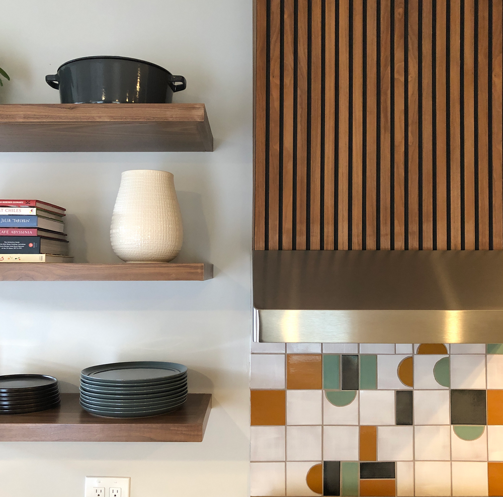 Modern Mid Mod Backsplash
