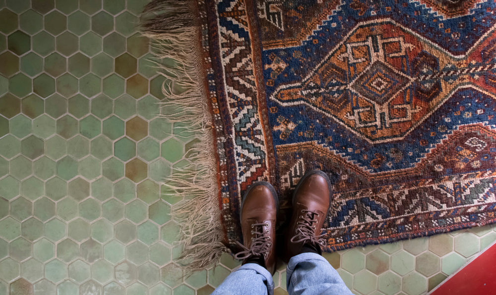 Timeless Small Hex Floor in Patina