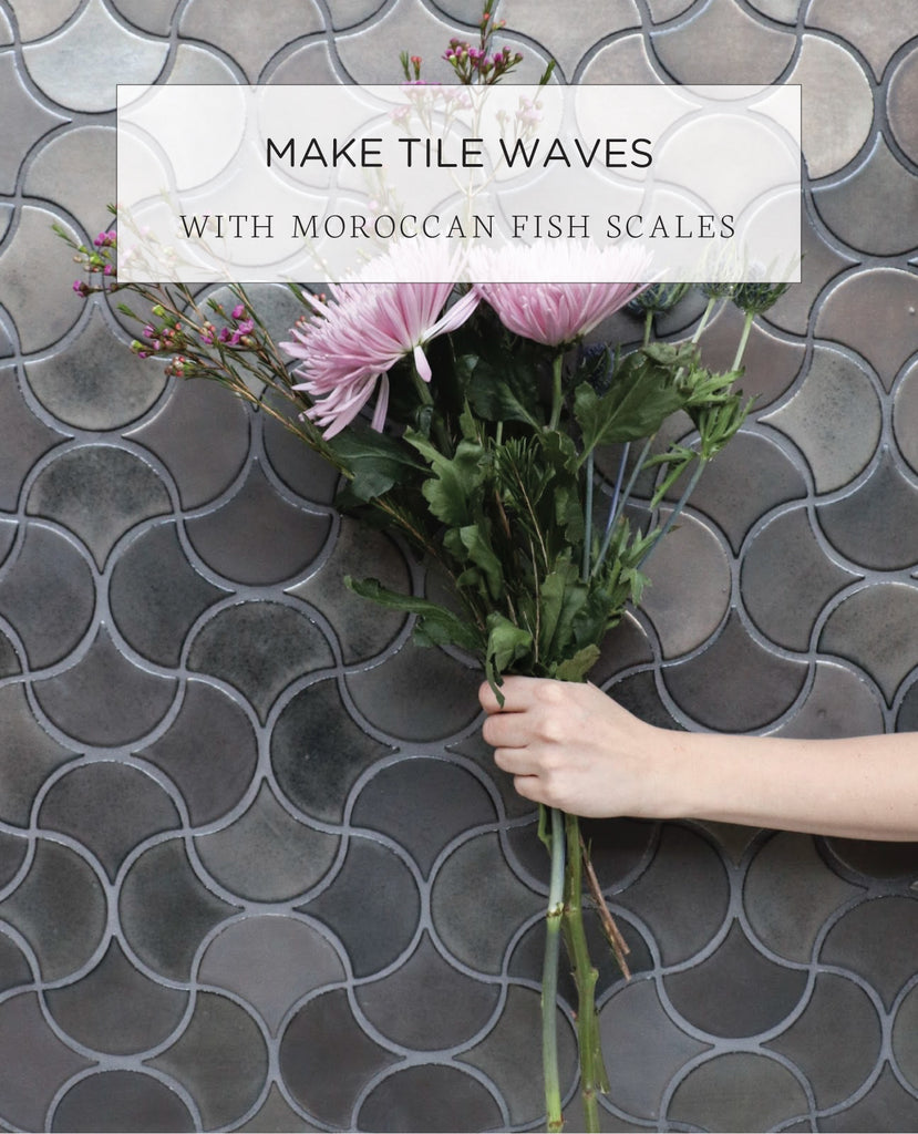 Make Tile Waves with Moroccan Fish Scales - Mercury Mosaics