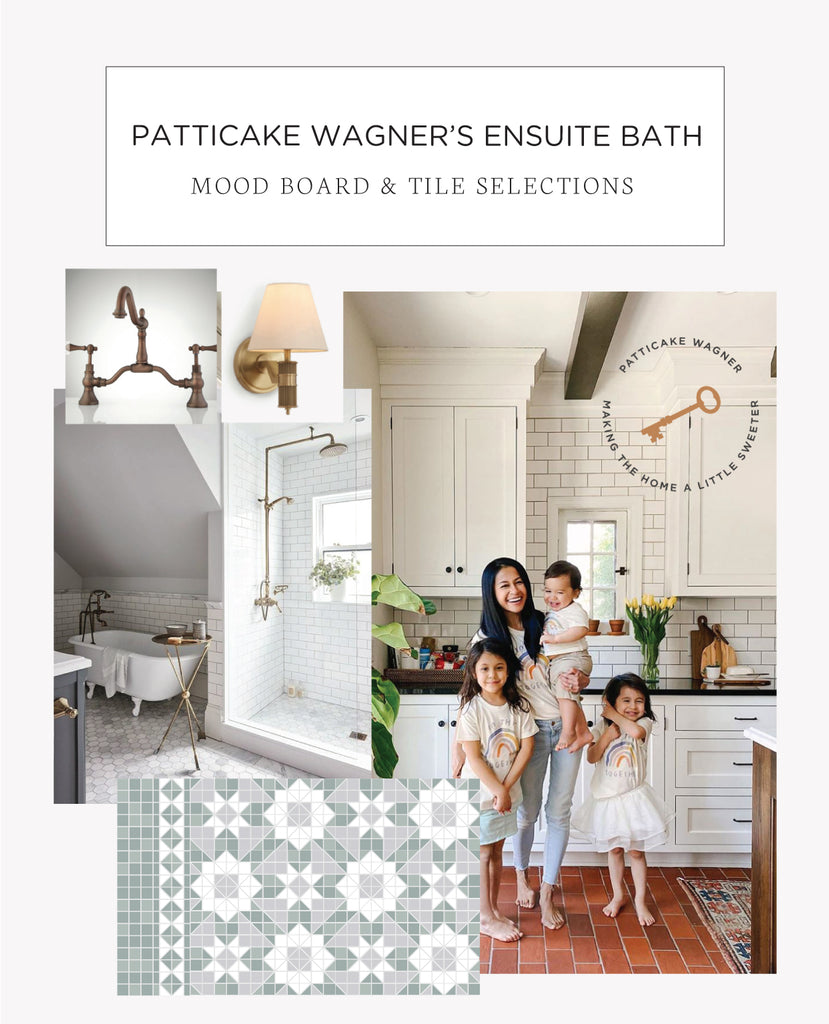 Patticake Wagner's Ensuite Bath Mood Board & Tile Selections