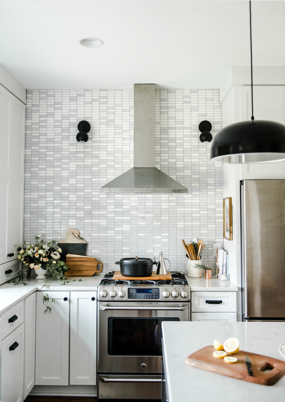 Light Ombre Backsplash