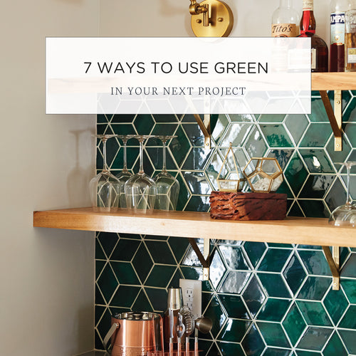 7 Ways to Use Green Tile in your Next Project