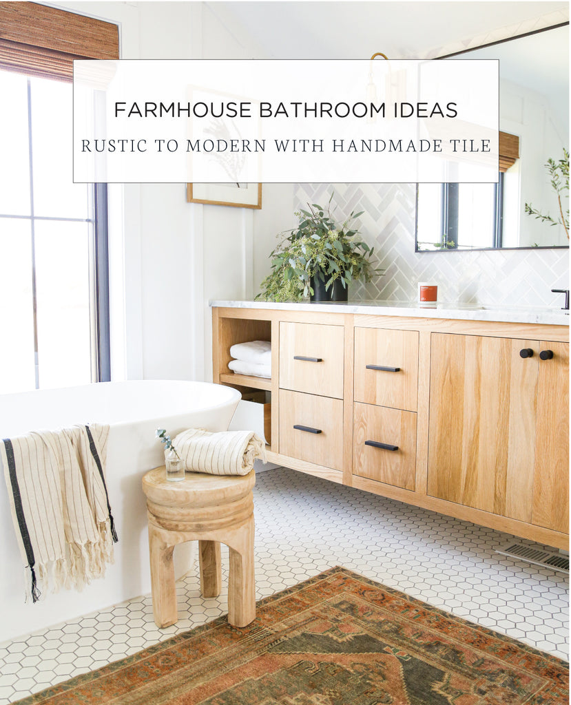 Farmhouse Bathroom Ideas: Rustic to Modern with Ceramic Tile