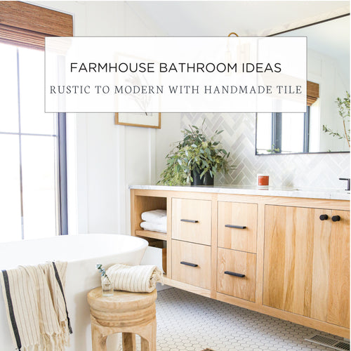 Farmhouse Bathroom Ideas: Rustic to Modern with Ceramic Tile