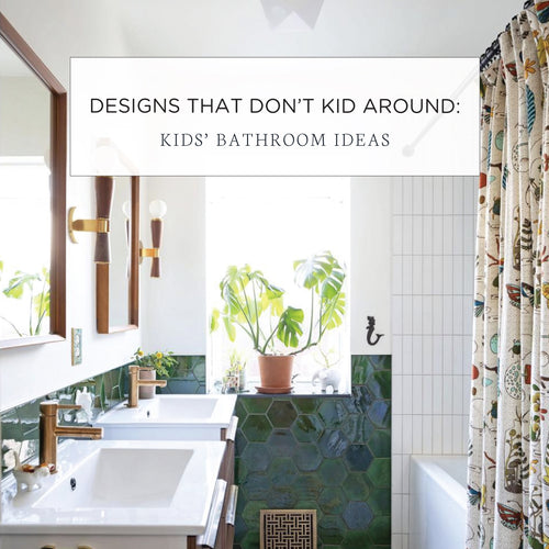 Designs that Don't Kid Around: Kids' Bathroom Ideas
