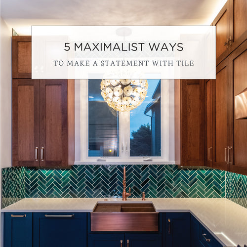 5 Maximalist Ways to Make a Statement with Tile