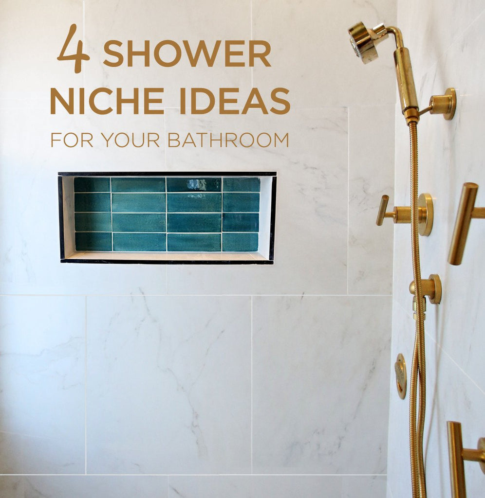 Tiled Shower Cubby Design Ideas