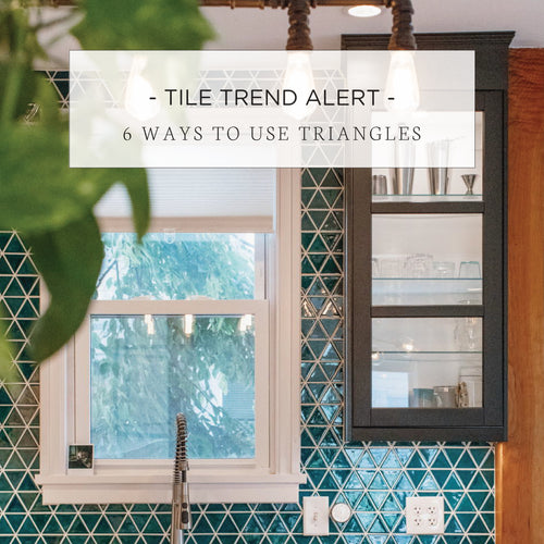 Tile Trend Alert: 6 Ways to Use Triangles