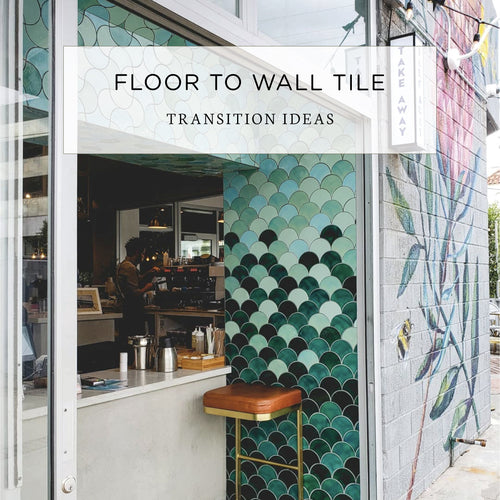 Floor to Wall Tile Transition Ideas