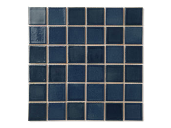 2"x2" Stacked Pattern - 1013 Denim