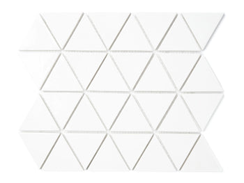 Small Triangles - 11 Deco White