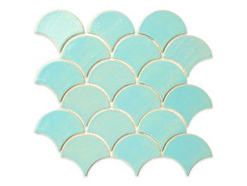 Medium Moroccan Fish Scales - 12W Blue Bell