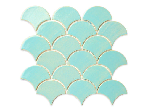 Medium Moroccan Fish Scales - 12W Blue Bell