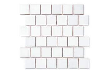 2"x2" Staggered Pattern - 130 White