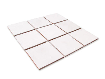 4"x4" Subway Tile - 130 White