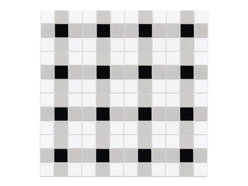 2"x2" Sheeted Tile Pattern - Moonflower Plaid Blend