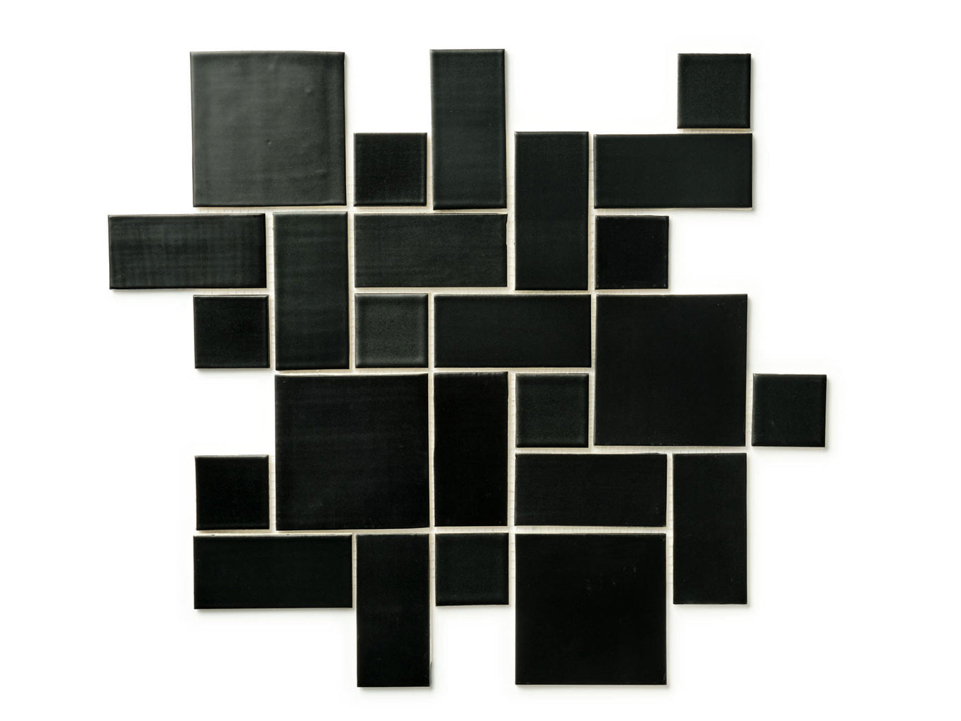 Large Craftsman Squares - 366 Satin Black