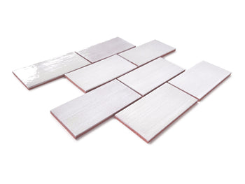 3"x6" Subway Tile - 130 White