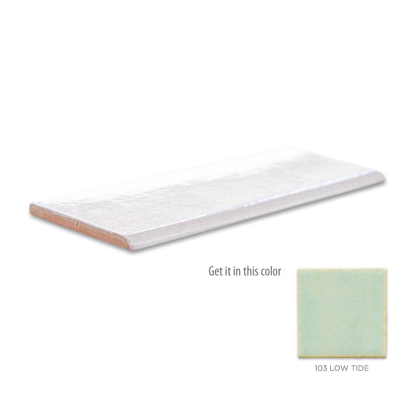 3"x8" Bullnose - 103 Low Tide