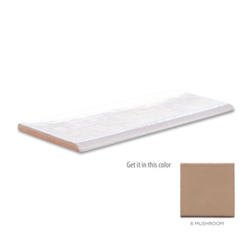 3"x8" Bullnose - 6 Mushroom