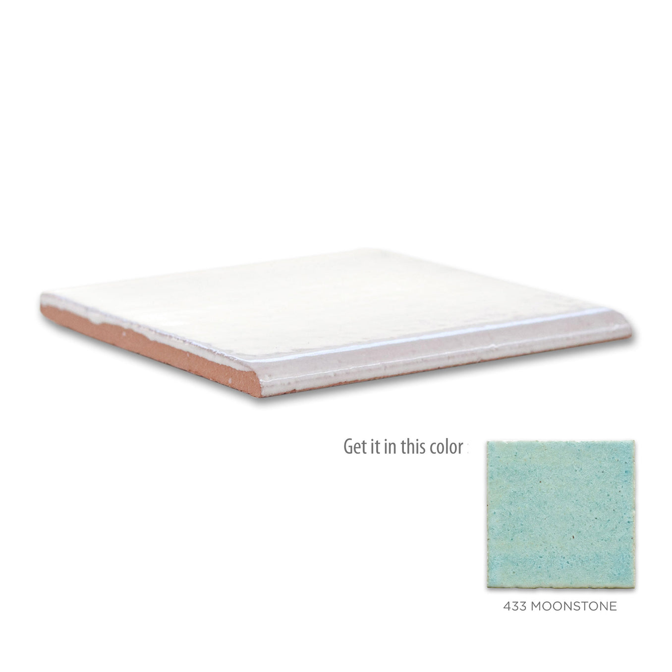 4"x4" Bullnose - 433 Moonstone