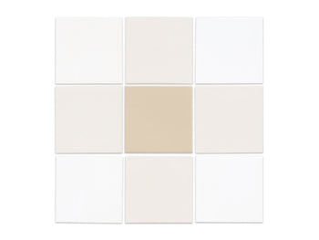 4"x4" Sheeted Subway Tile Pattern - Neutral Plaid Blend