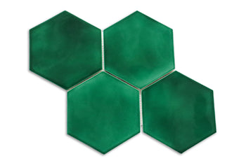 Large Hexagon - 75 Emerald