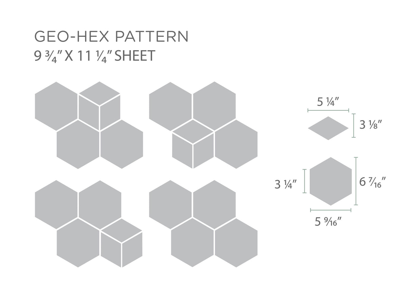 Geo Hex Sheet