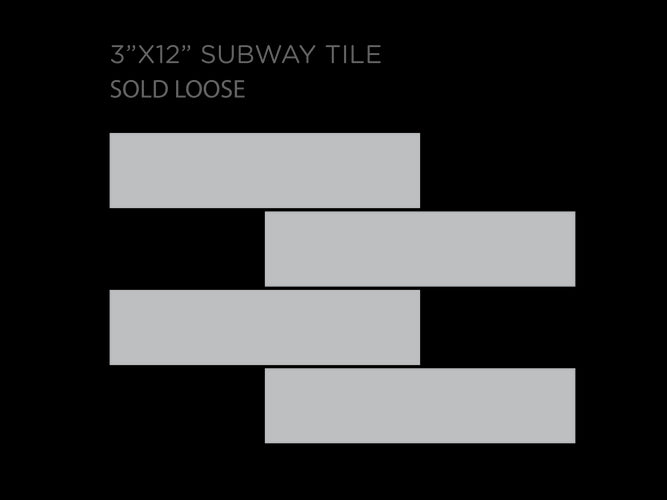 3x12 subway tile sizing