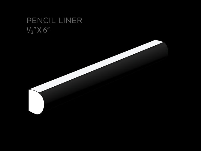 pencil liner tile sizing