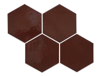 Large Hexagon - 321 Black Cherry