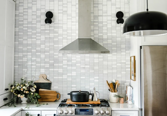 Light Ombre Backsplash