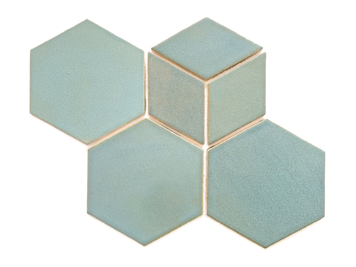 913 Old Copper Geo Hex pattern