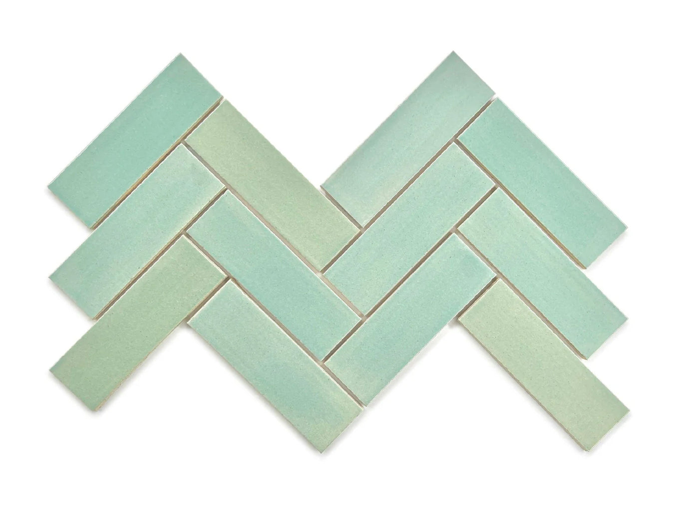 2"x6" Sheeted Herringbone Pattern - 214 Coastal Breeze