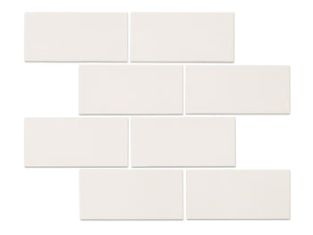 3"x6" Subway Tile - 9 Ivory