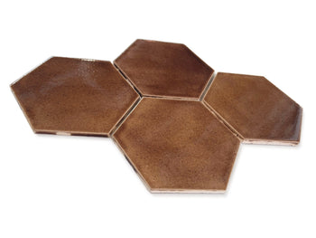 Large Hexagons - 17 Hazelnut