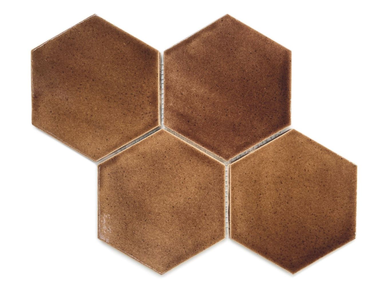 Large Hexagon - 17 Hazelnut