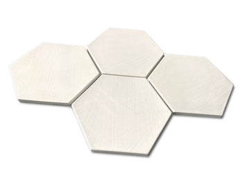 Large Hexagons 301 Marshmallow | Overstock