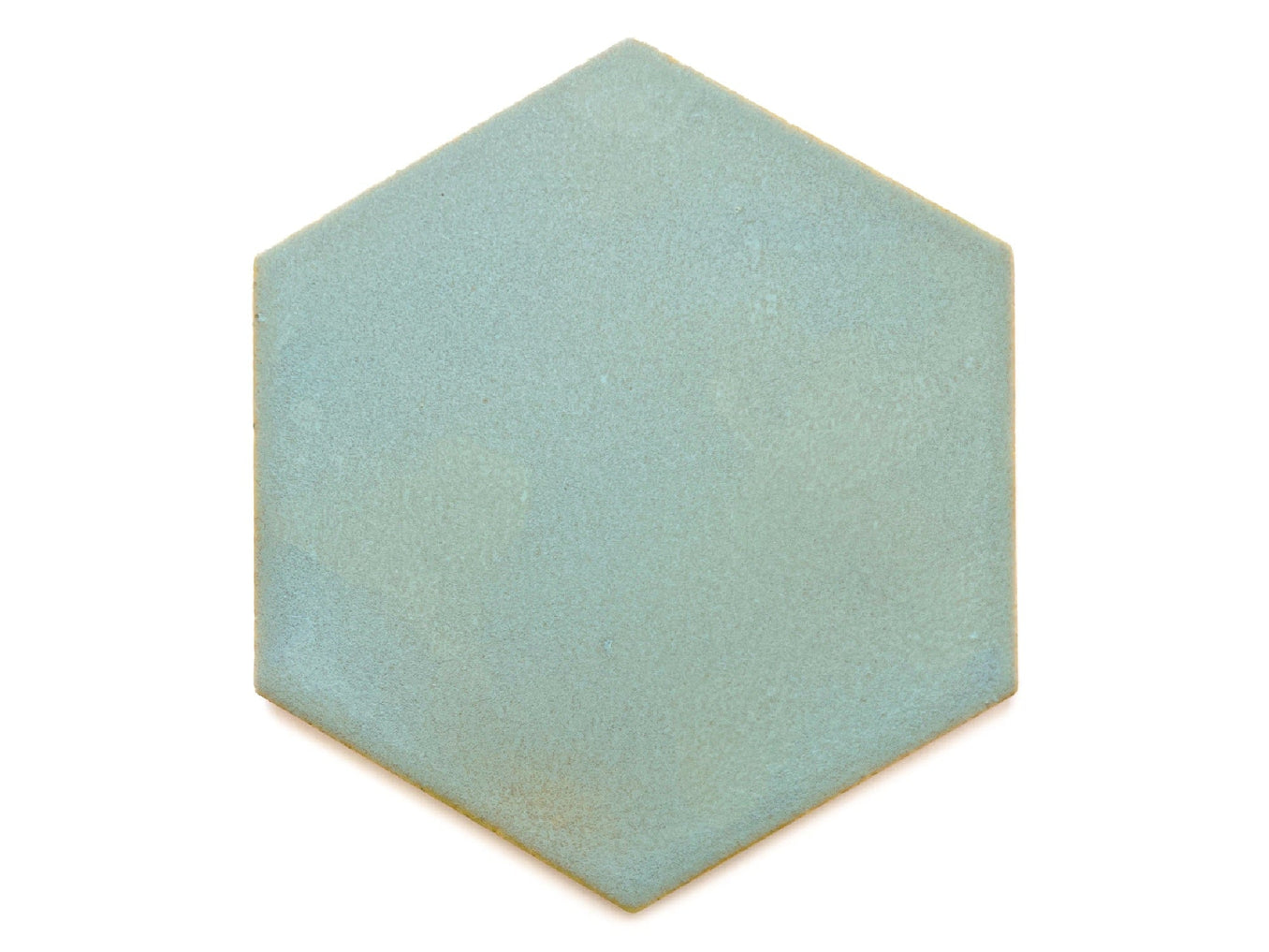 turquoise hexagon tiles