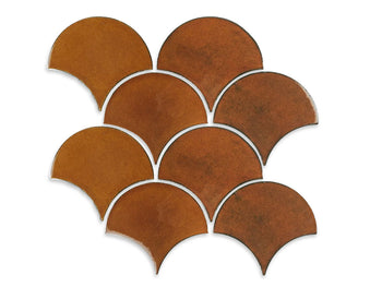 Large Moroccan Fish Scales - 65W Amber