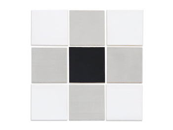 4"x4" Sheeted Subway Tile Pattern - Moonflower Plaid Blend