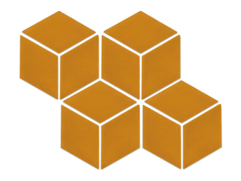 Medium Cube Diamonds - 5 Ochre