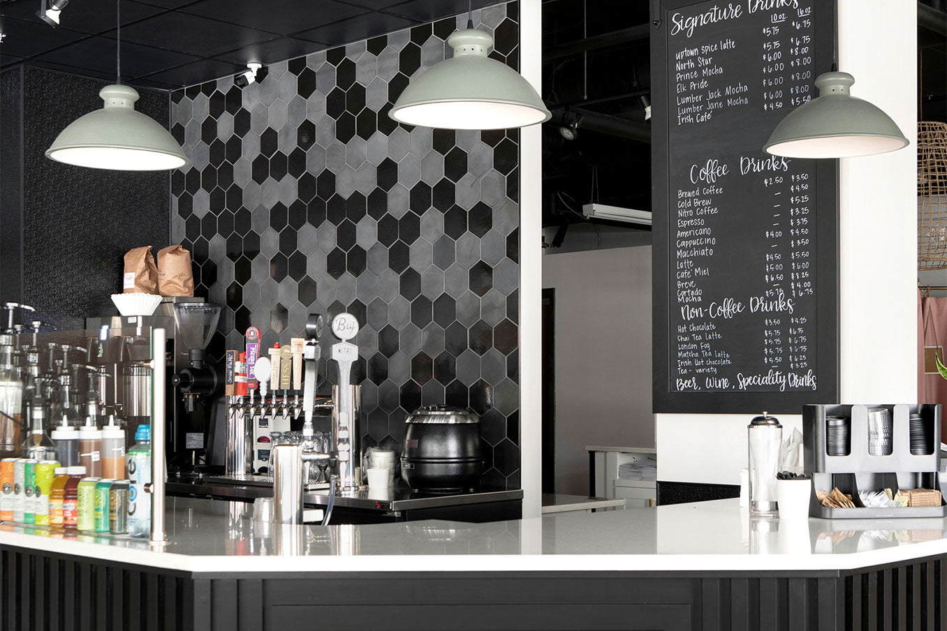 Large Hexagon - Onyx Blend